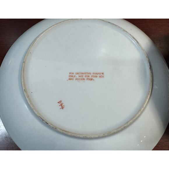 VTG Oriental Moriage Fish Planter & Tray Set Beautiful Intricate Moriage Design - Picture 11 of 12